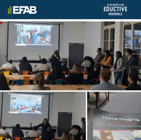 La première édition d'EFAB Café au campus Eductive Grenoble